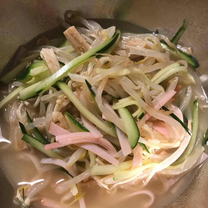 美味くて安い！もやしの冷やし中華味